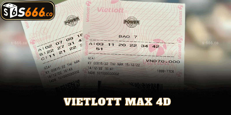 Cách Chơi Vietlott Max 4D